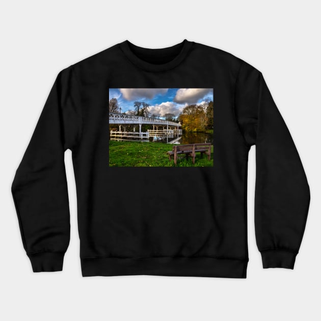 Whitchurch Toll Bridge Crewneck Sweatshirt by IanWL